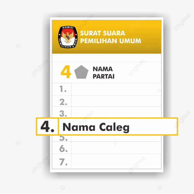 Stiker Pemilu 3